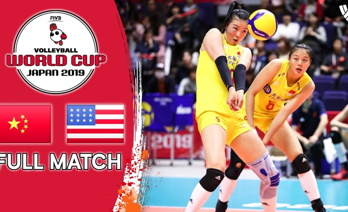 China 🆚 USA - Full Match | Women’s Volleyball World Cup 2019