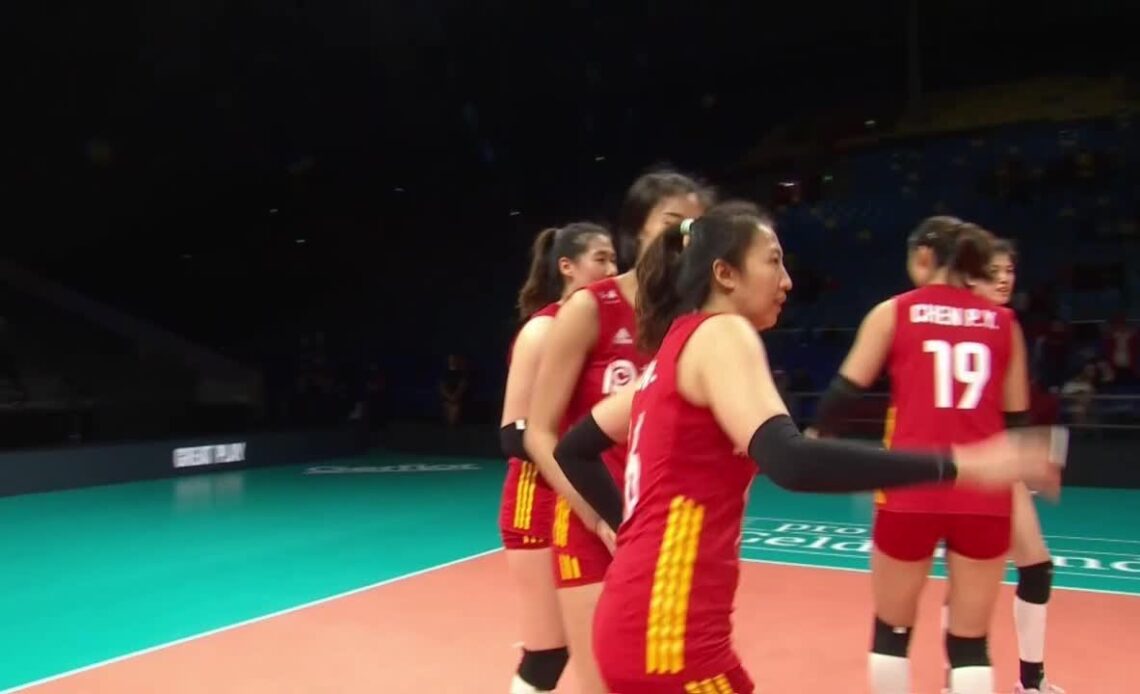 China vs. Colombia - VBW - Women World Championship - Match Highlights