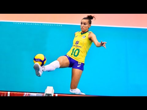 Craziest Defense Volleyball Skills - Gabriela Guimaraes (GABI) | Crazy Volleyball SAVES