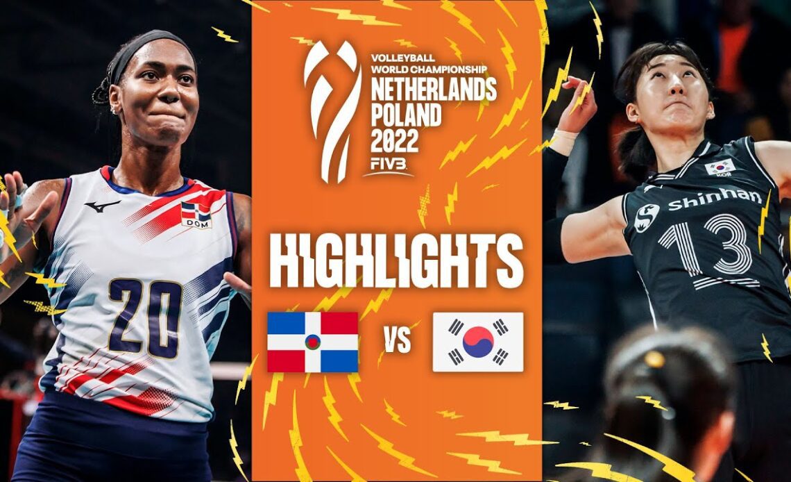 🇩🇴 DOM vs. 🇰🇷 KOR - Highlights  Phase 1 | FIVB Women's World Championship 2022
