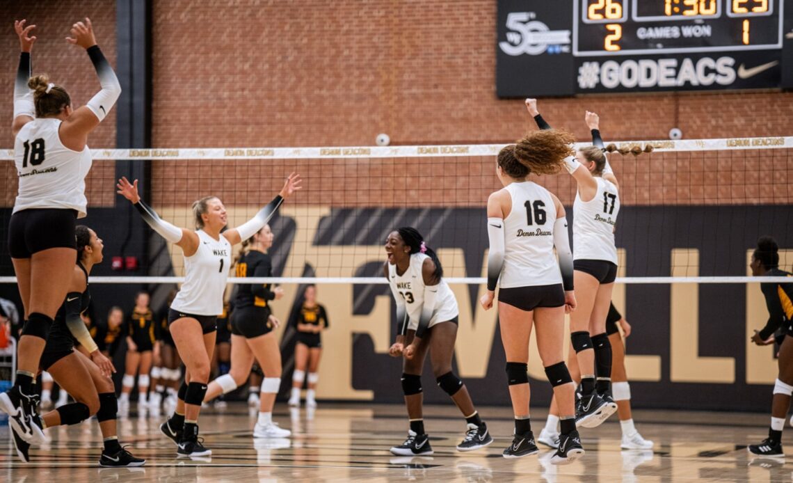 Deacs to Bring ACC Weekend Competition to Reynolds Gymnasium