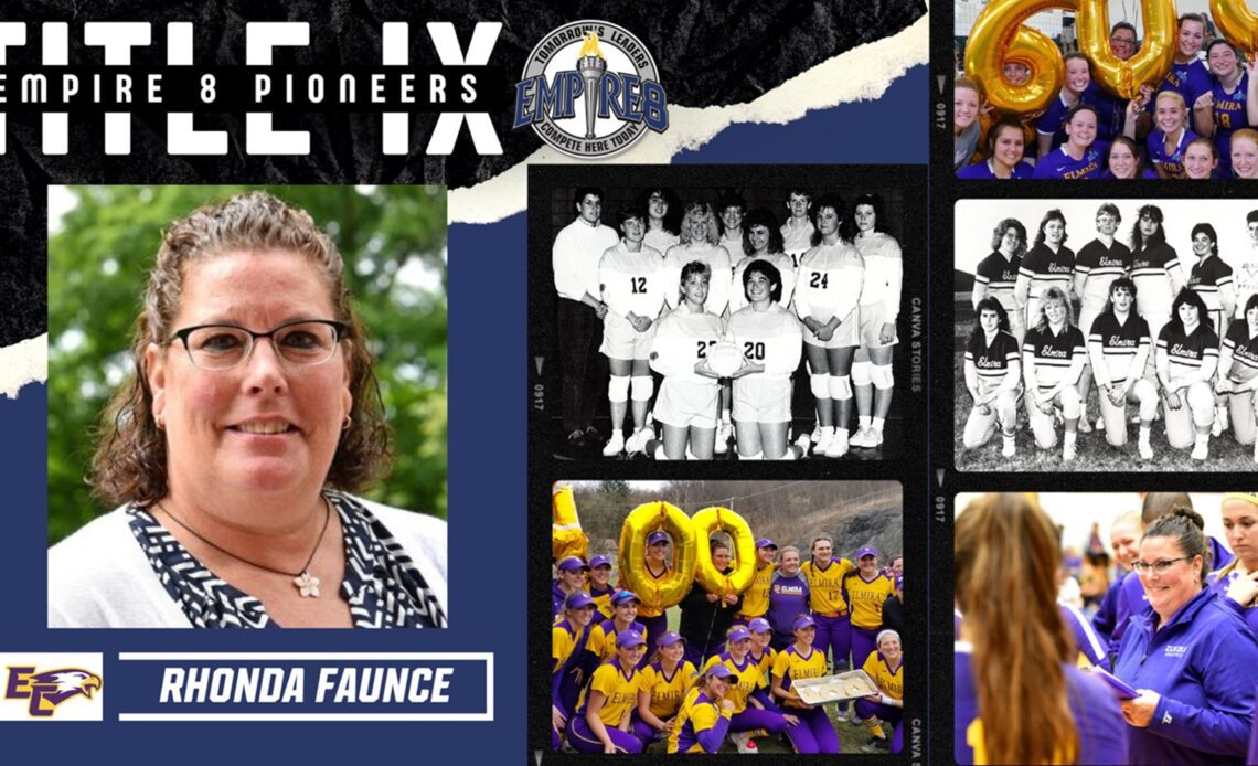 Empire 8 Pioneers: Rhonda Faunce, Elmira College