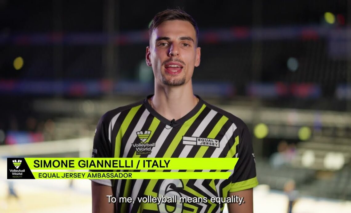 Equal Jersey Ambassador: Simone Giannelli (Italy)