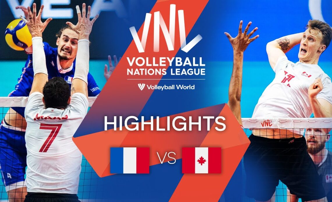 🇫🇷 FRA vs. 🇨🇦 CAN - Highlights Week 1 | Men's VNL 2022