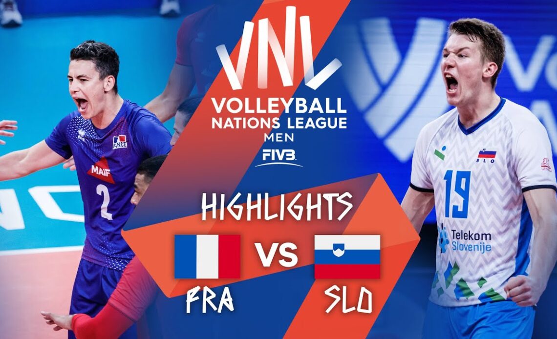 FRA vs. SLO - Highlights Week 3 | Men's VNL 2021