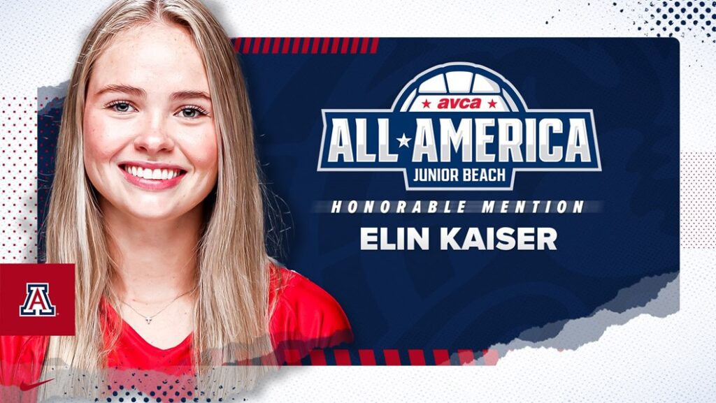 Freshman Elin Kaiser Named AVCA Junior Beach All-American - VCP Volleyball