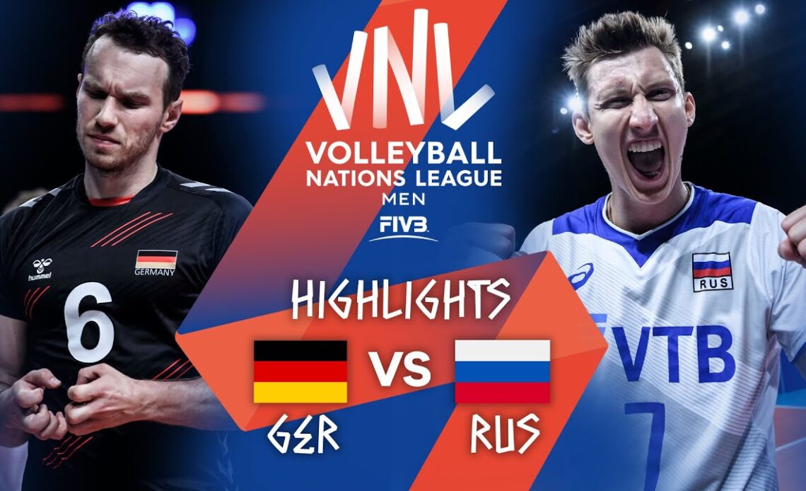 GER vs. RUS - Highlights Week 5 | Men's VNL 2021