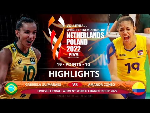 Gabriela Guimarães vs Amanda Coneo | Brazil vs Colombia | Highlights | World Championship 2022 (HD)