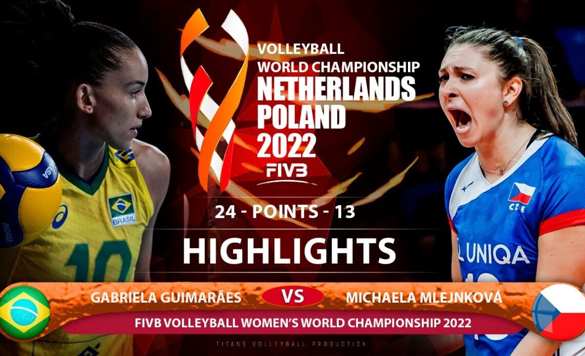 Gabriela Guimarães vs Michaela Mlejnková |Brazil vs Czech Republic| Highlights |World Champ 2022(HD)