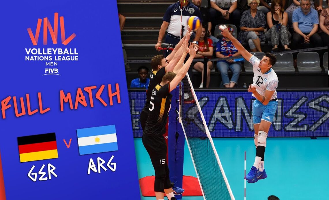 Germany 🆚 Argentina - Full Match | Men’s Volleyball Nations League 2019