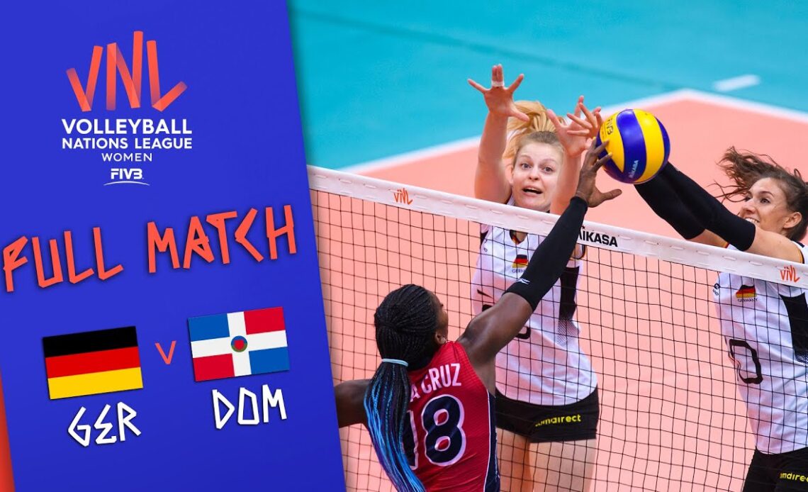 Germany 🆚 Dominican Republic - Full Match | Women’s Volleyball Nations League 2019