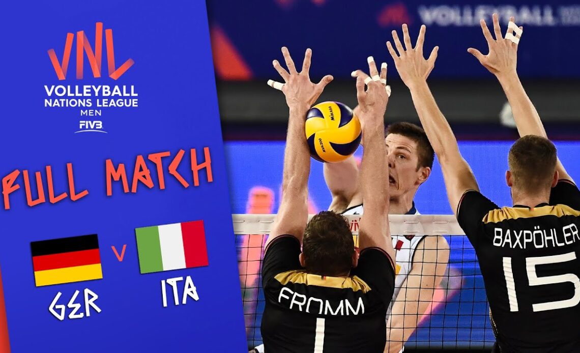 Germany 🆚 Italy - Full Match | Men’s Volleyball Nations League 2019