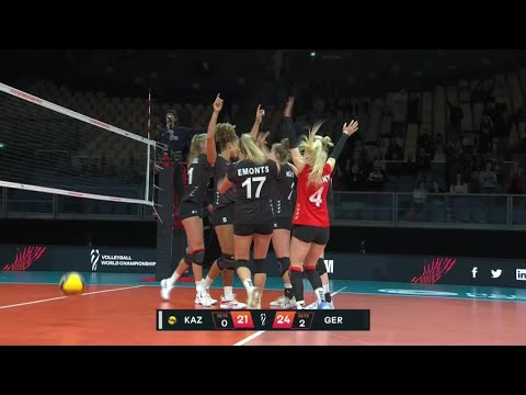 Germany vs. Kazakhstan - VBW - Women World Championship - Match Highlights
