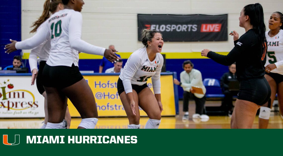 Hurricanes Fly Past Purple Eagles – University of Miami Athletics