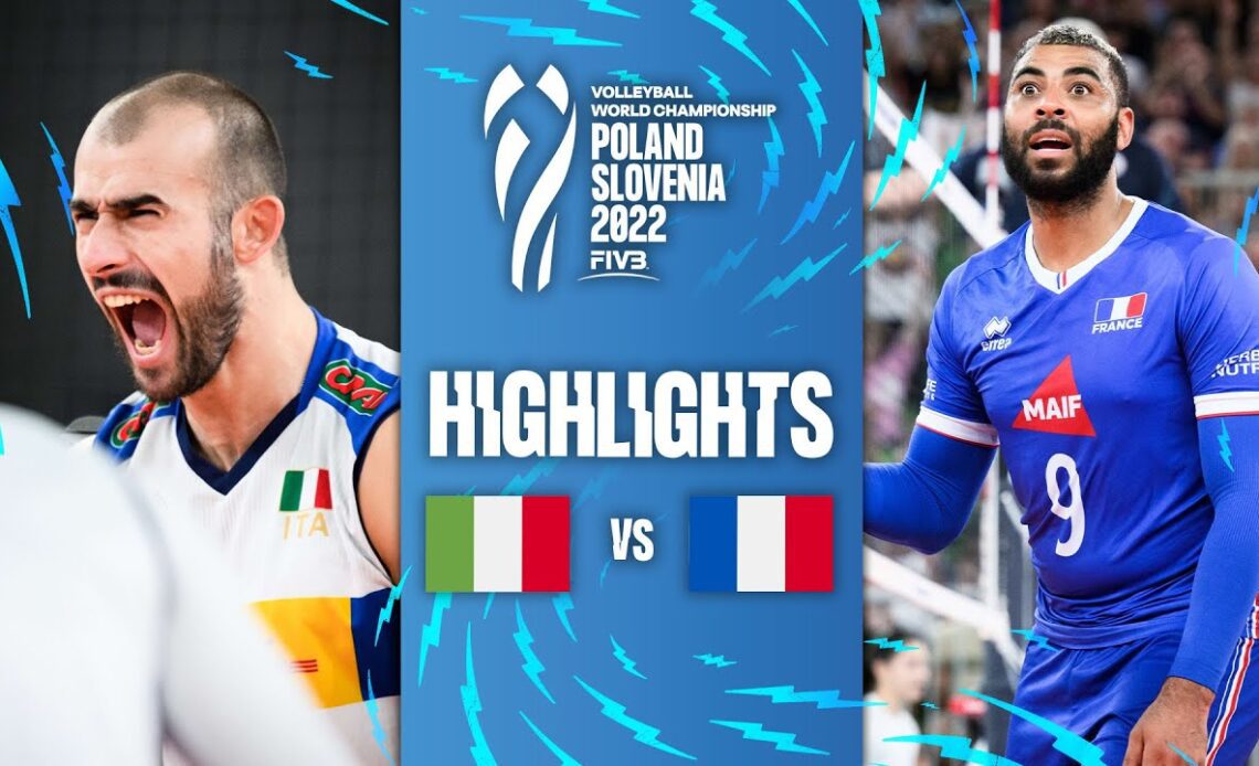 🇮🇹 ITA vs. 🇫🇷 FRA - Highlights Quarter Finals | Men's World Championships 2022