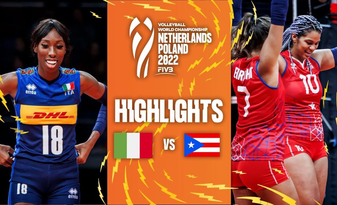 🇮🇹 ITA vs. 🇵🇷 PUR - Highlights  Phase 1 | Women's World Championship 2022