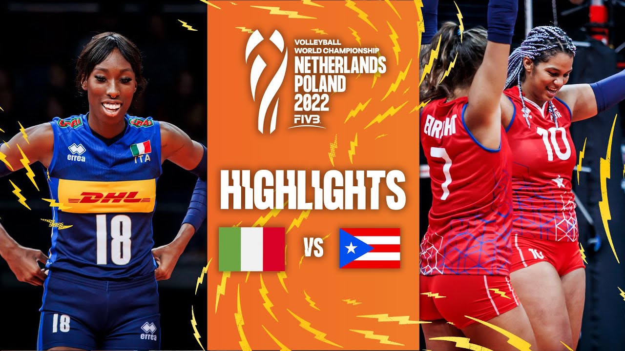 🇮🇹 ITA Vs. 🇵🇷 PUR - Highlights Phase 1 | Women's World Championship ...