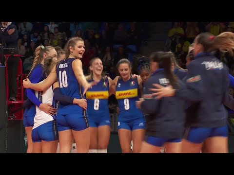 Italy vs. Belgium - VBW - Women World Championship - Match Highlights