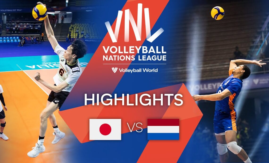🇯🇵 JPN vs. 🇳🇱 NED - Highlights Week 1 | Men's VNL 2022