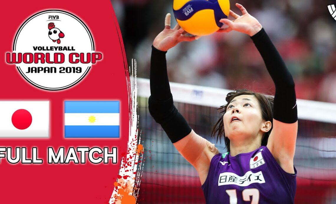 Japan 🆚 Argentina - Full Match | Women’s Volleyball World Cup 2019