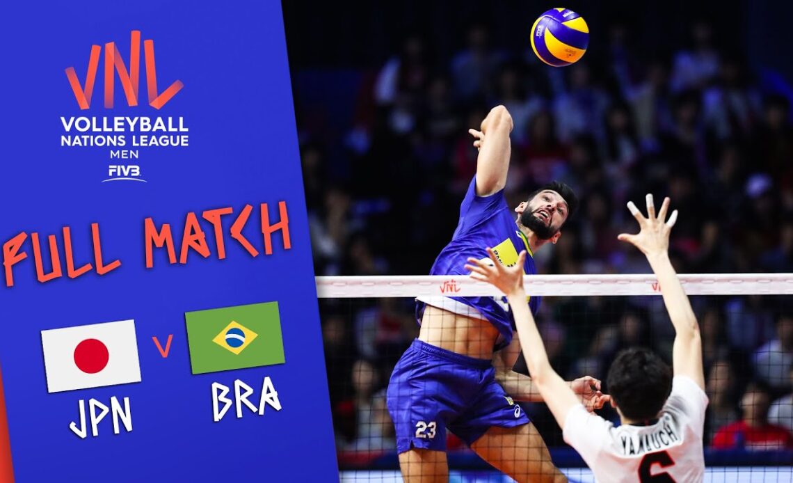 Japan 🆚 Brazil - Full Match | Men’s Volleyball Nations League 2019