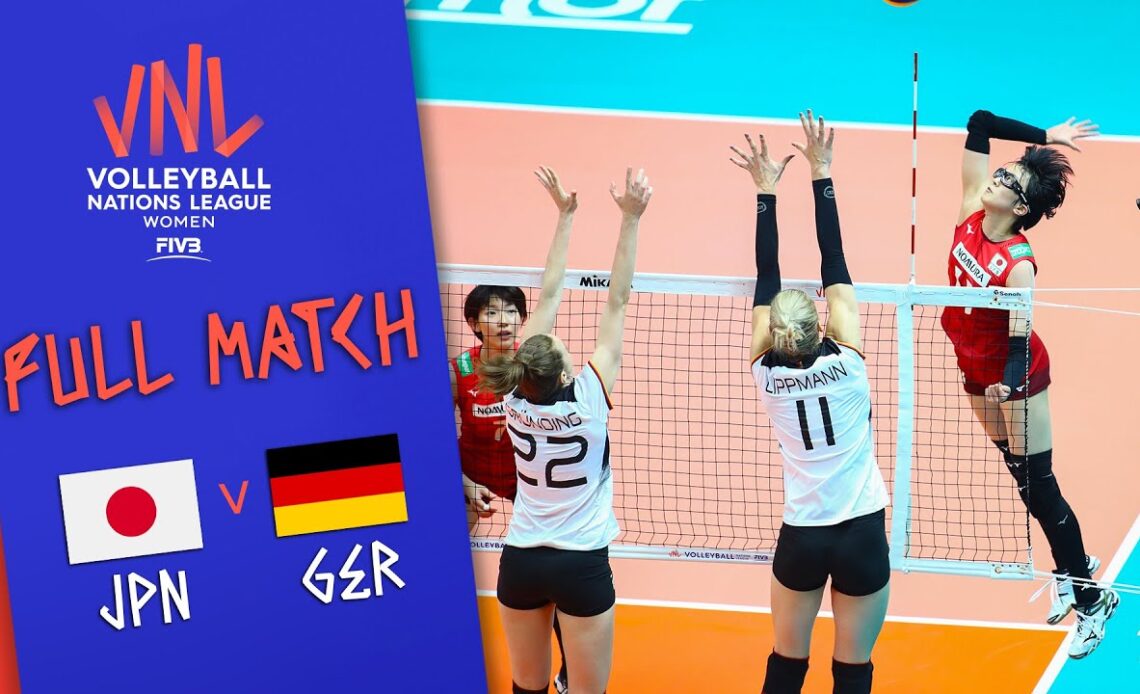 Japan 🆚 Germany - Full Match | Women’s Volleyball Nations League 2019