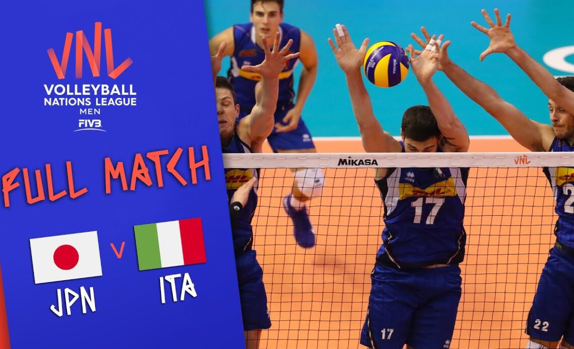 Japan 🆚 Italy - Full Match | Men’s Volleyball Nations League 2019