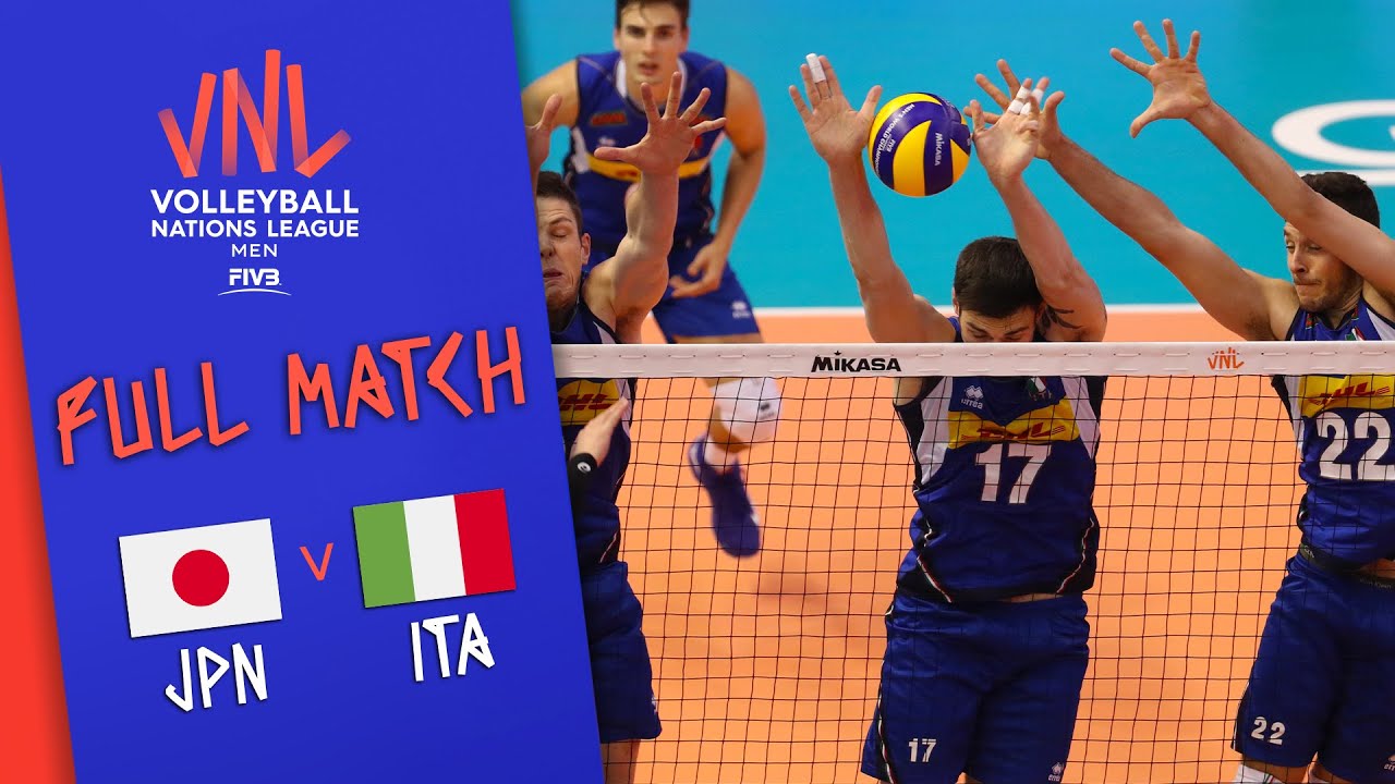 Japan 🆚 Italy Full Match Men’s Volleyball Nations League 2019 VCP