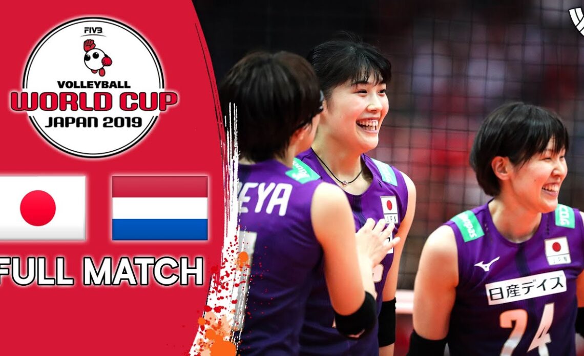 Japan 🆚 Netherlands - Full Match | Women’s Volleyball World Cup 2019