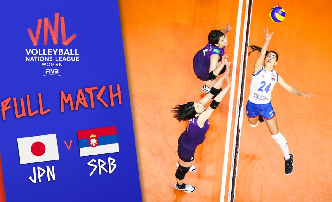 Japan 🆚 Serbia - Full Match | Women’s Volleyball Nations League 2019