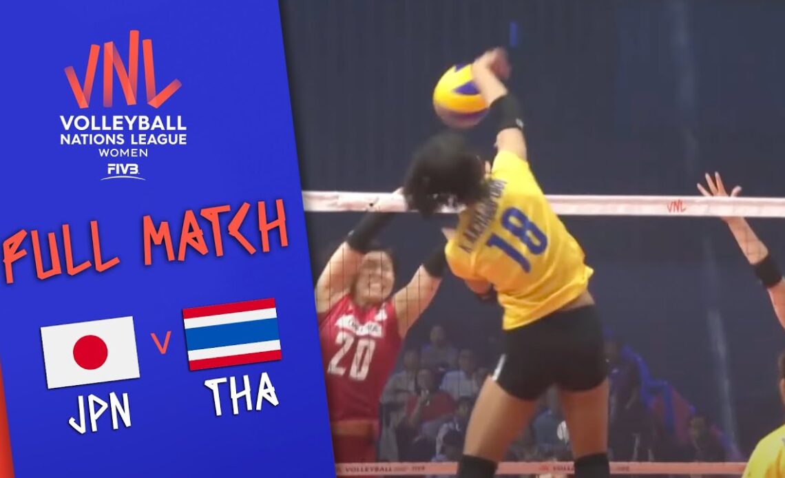 Japan 🆚 Thailand - Full Match | Women’s Volleyball Nations League 2019