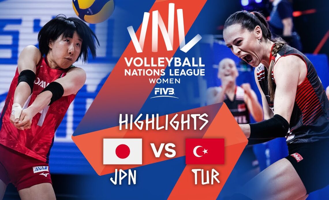 Japan vs. Turkey - Highlights Bronze | Women's VNL 2021