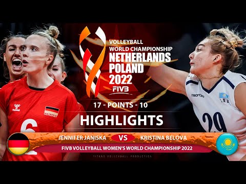 Jennifer Janiska vs Kristina Belova | Germany vs Kazakhstan | Highlights | World Championship 2022
