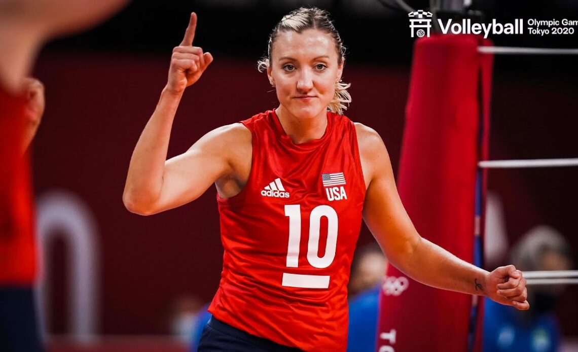 Jordan Larson 🇺🇸 MVP of #Tokyo2020! | Volleyball World