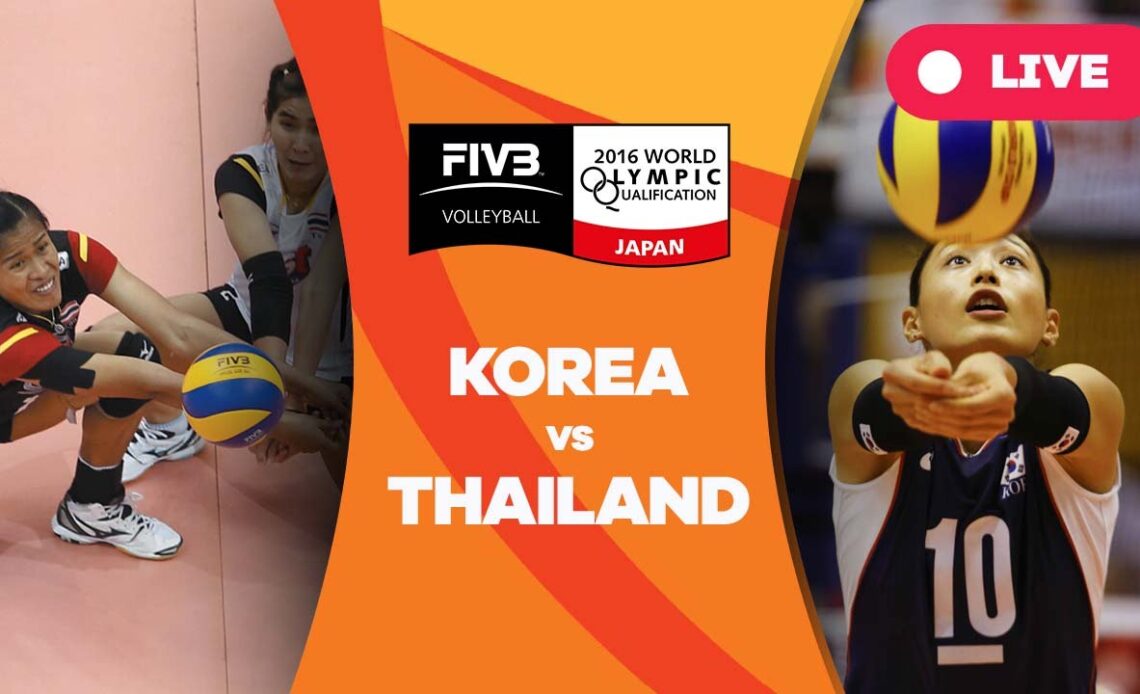 Korea v Thailand - 2016 Women's World Olympic Qualification Tournament