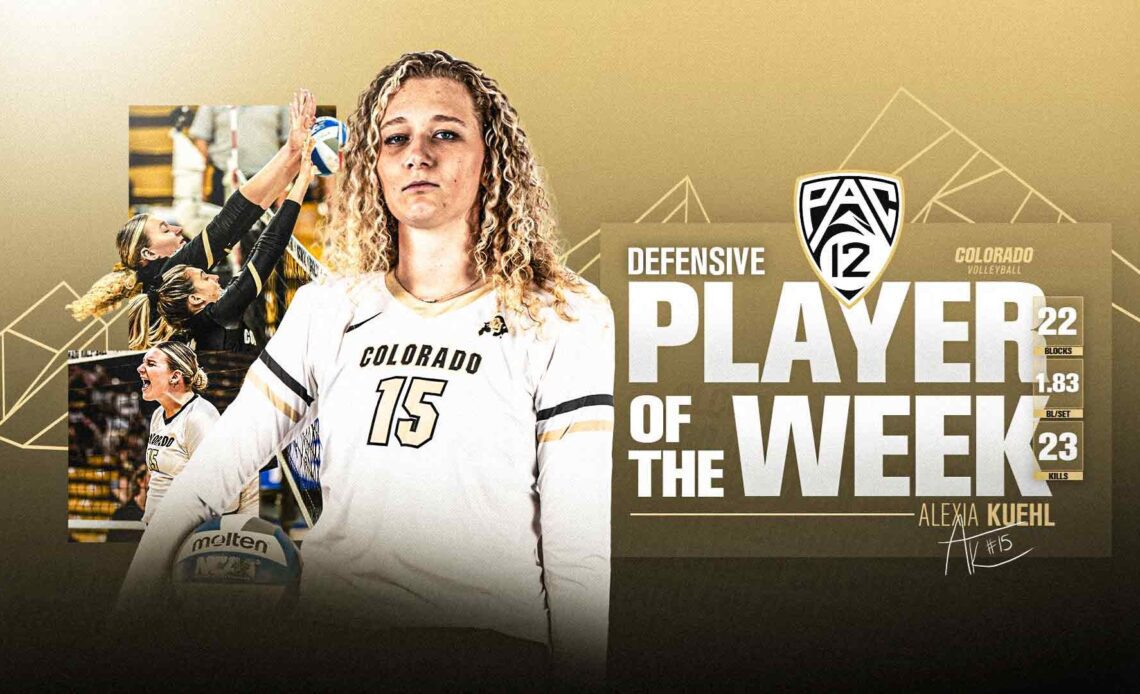 Kuehl Earns Pac-12 Defensive Player Of The Week