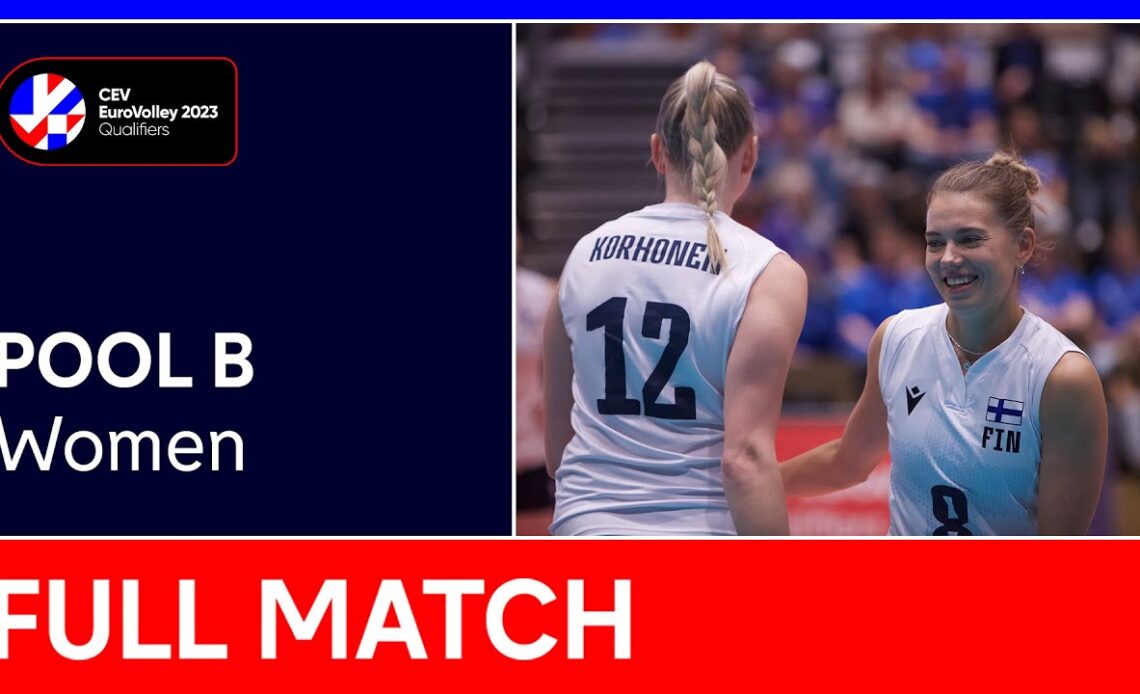 LIVE | Finland vs. Montenegro - CEV EuroVolley 2023 Qualifiers