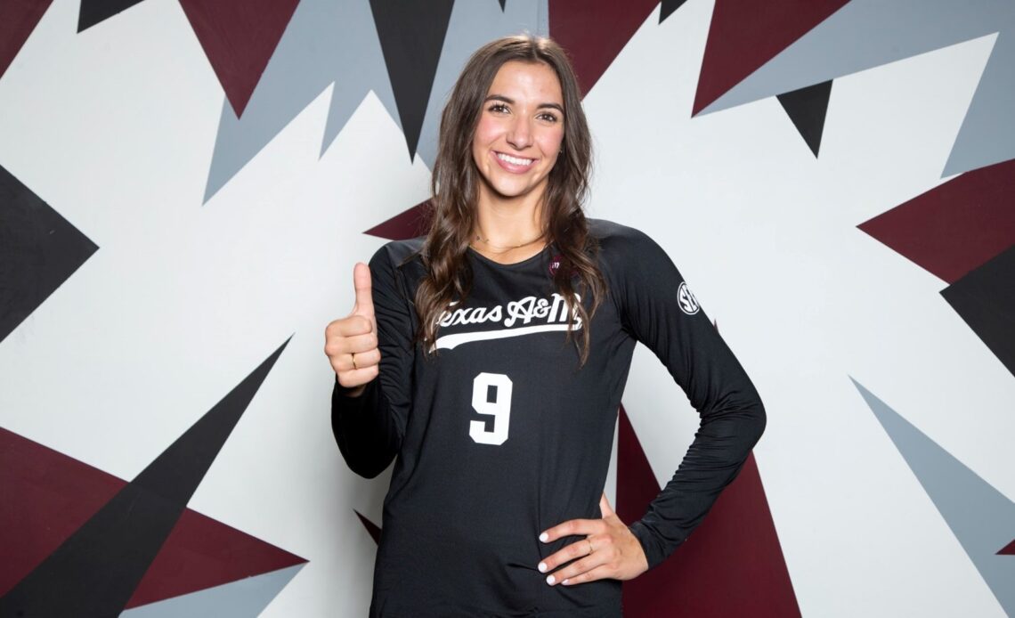 Lednicky Named SEC Freshman of the Week - Texas A&M Athletics