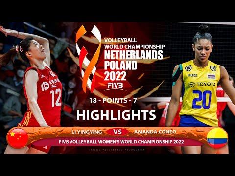 Li Yingying vs Amanda Coneo | China vs Colombia | Highlights | World Championship 2022 (HD)