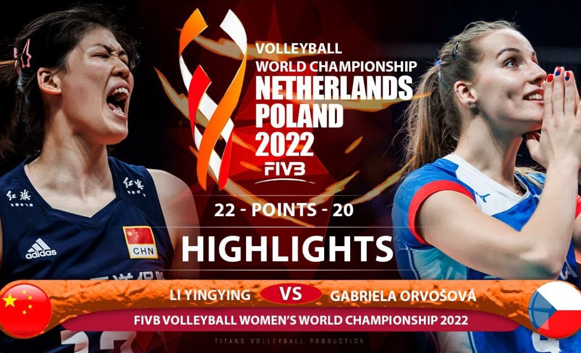 Li Yingying vs Gabriela Orvošová | China vs Czech Republic | Highlights | World Championship 2022