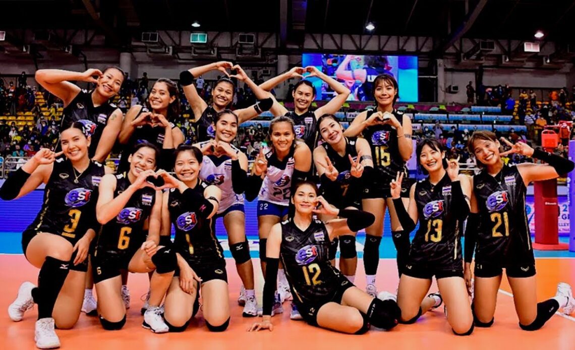 Lovely Momets by Women's National Volleyball Team of Thailand | The 2nd ASEAN Grand Prix 2022 | HD