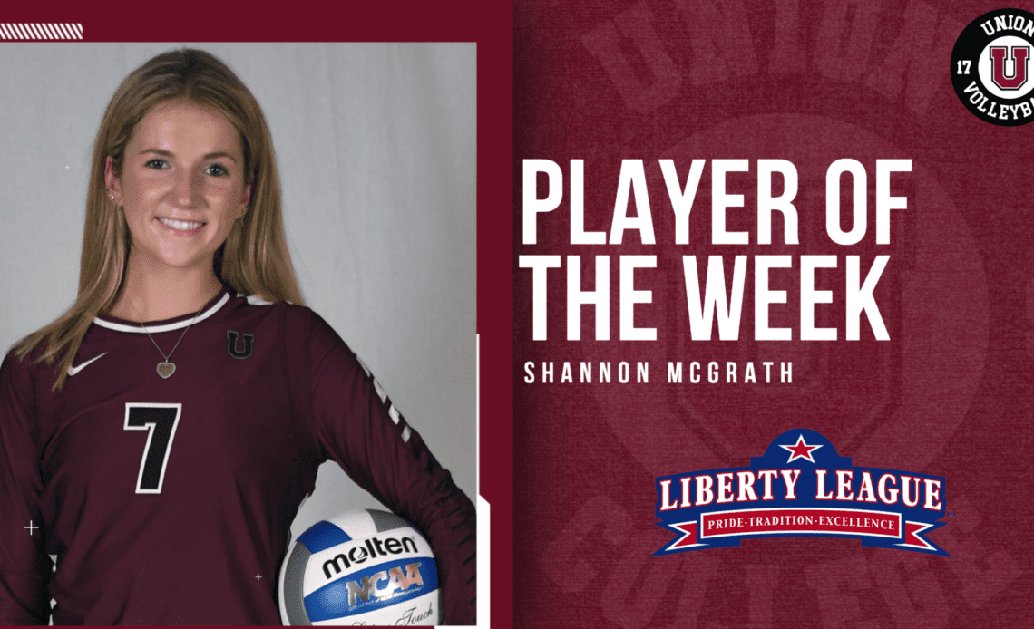 McGrath Named Liberty League Performer of the Week