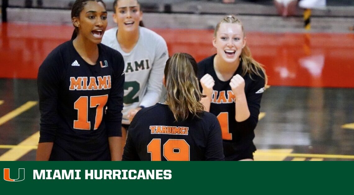 Miami Defeats Weber State, 3-1 – University of Miami Athletics