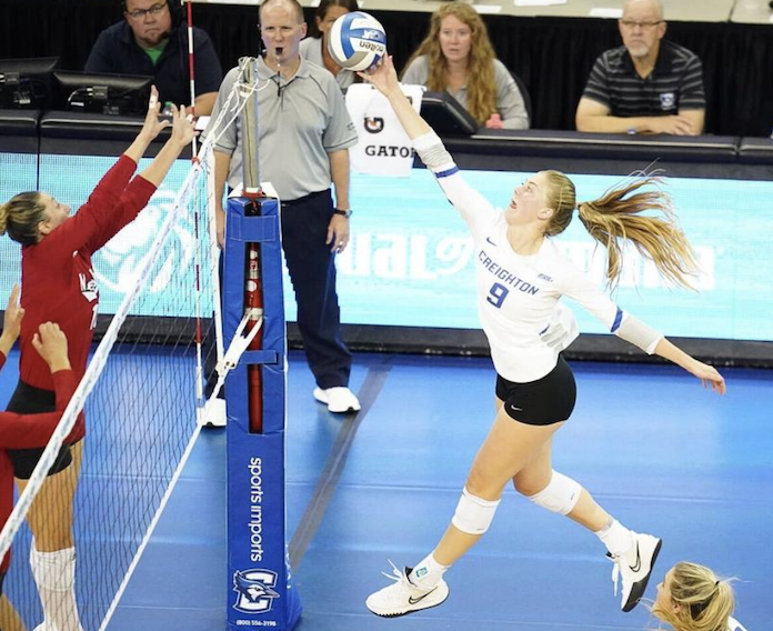 NCAA volleyball: Nebraska beats Creighton in record-setting match; Texas, K-State, Iowa St., KU win