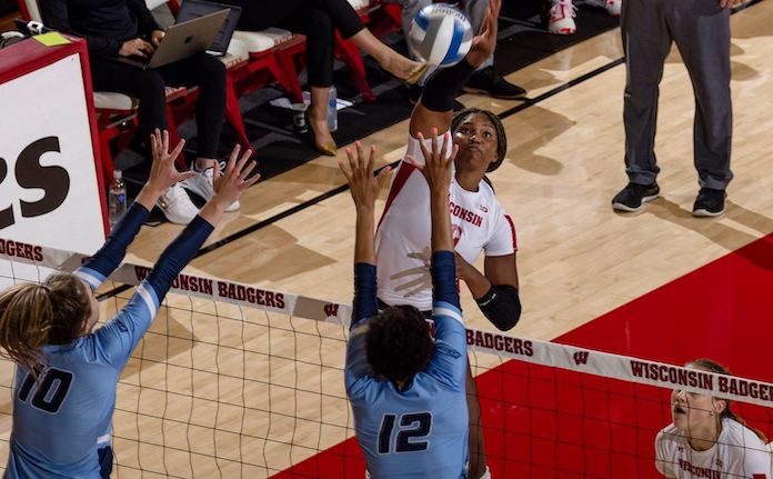 NCAA volleyball: Wisconsin holds off Marquette, Louisville tops USD, Purdue bests Utah