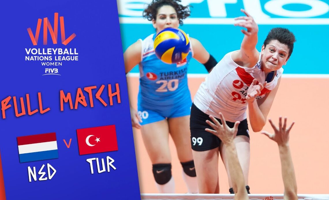 Netherlands 🆚 Turkey - Full Match | Women’s Volleyball Nations League 2019