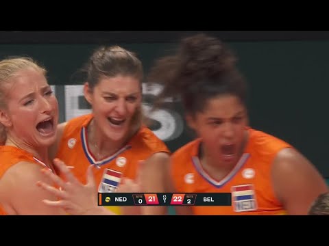 Netherlands vs. Belgium - VBW - Women World Championship - Match Highlights