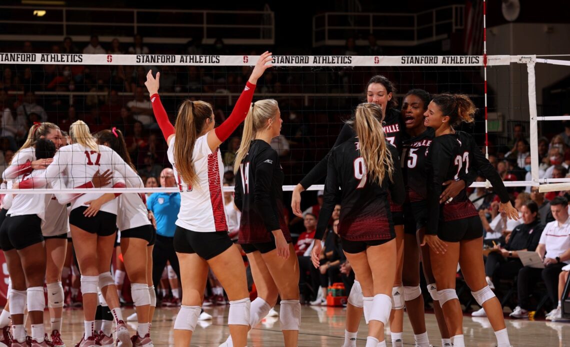 No. 3 Louisville Knocks Off No. 9 Stanford 3-1