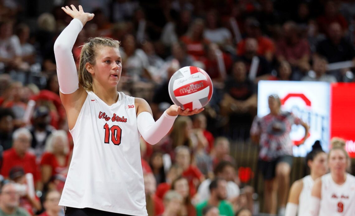 Ohio State, Penn State and Wisconsin Capture Big Ten Weekly Volleyball Awards