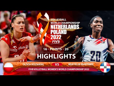 Olivia Różański vs Brayelin Martínez | Poland vs Dominican Republic | Highlights | World Champ 2022